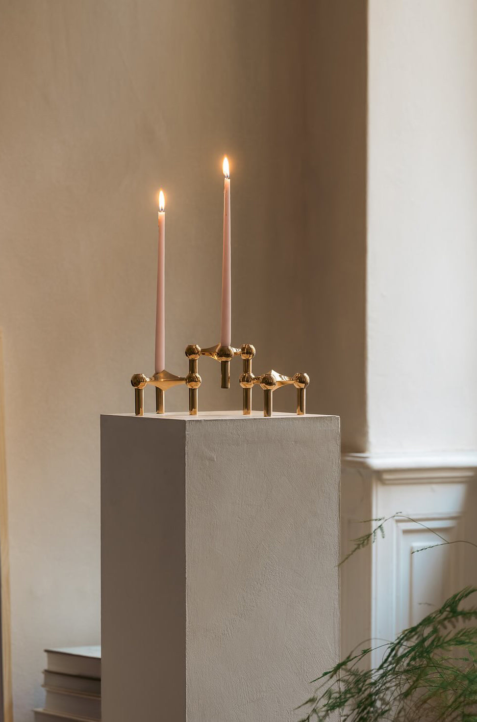 Zestaw 6 świeczek STOFF NAGEL pastelowy róż