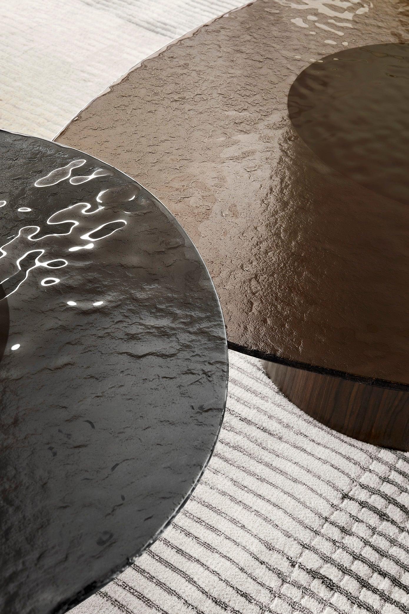 Stolik kawowy MUSHROOM ciemnobrązowa podstawa Calligaris    Eye on Design