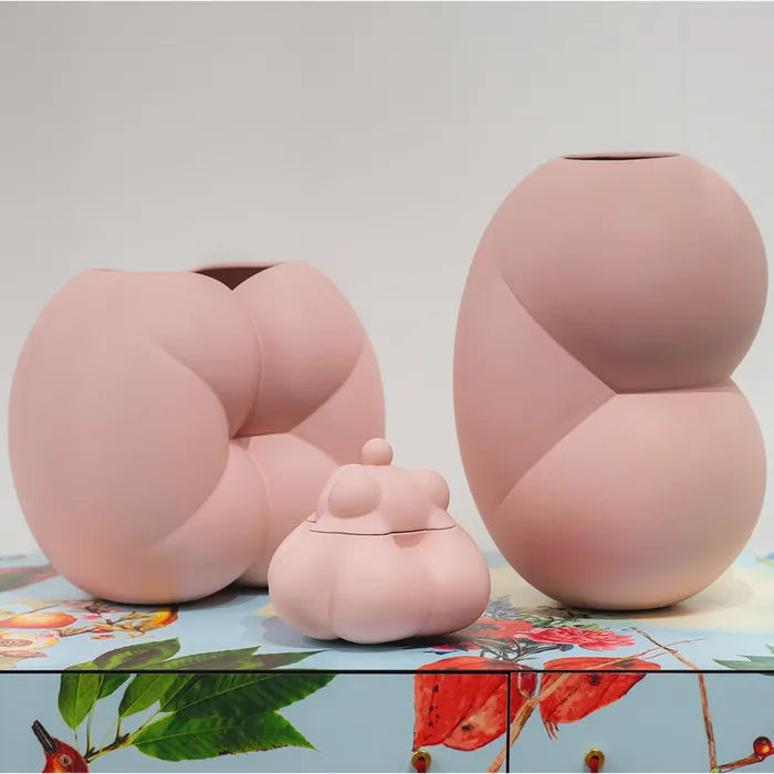 Wazon PEACHES - EMMELINE niebieska ceramika
