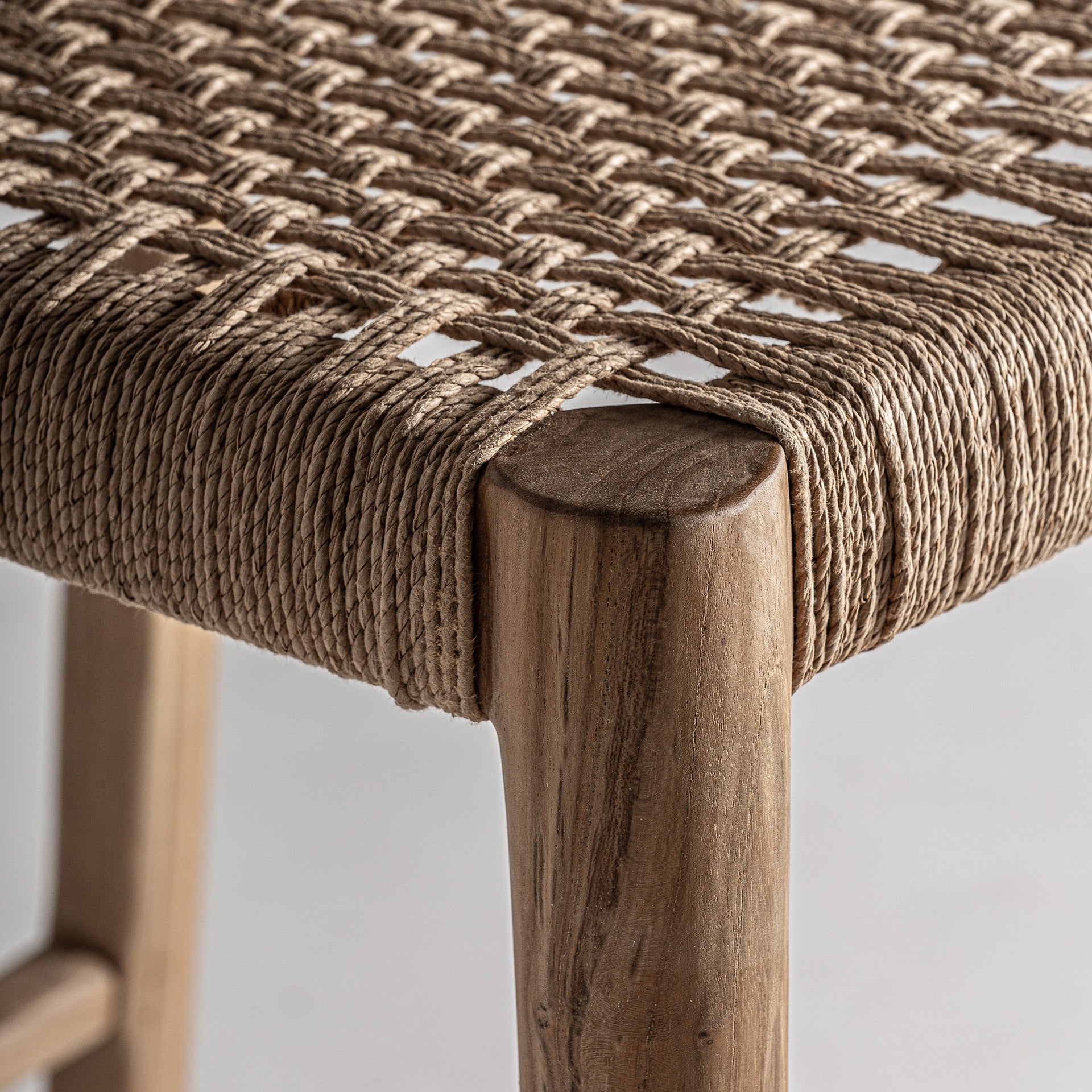 CAEN Bar Stool Teak Wood