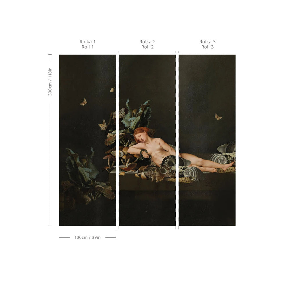 Tapeta flizelinowa CLEOPATRA czarny