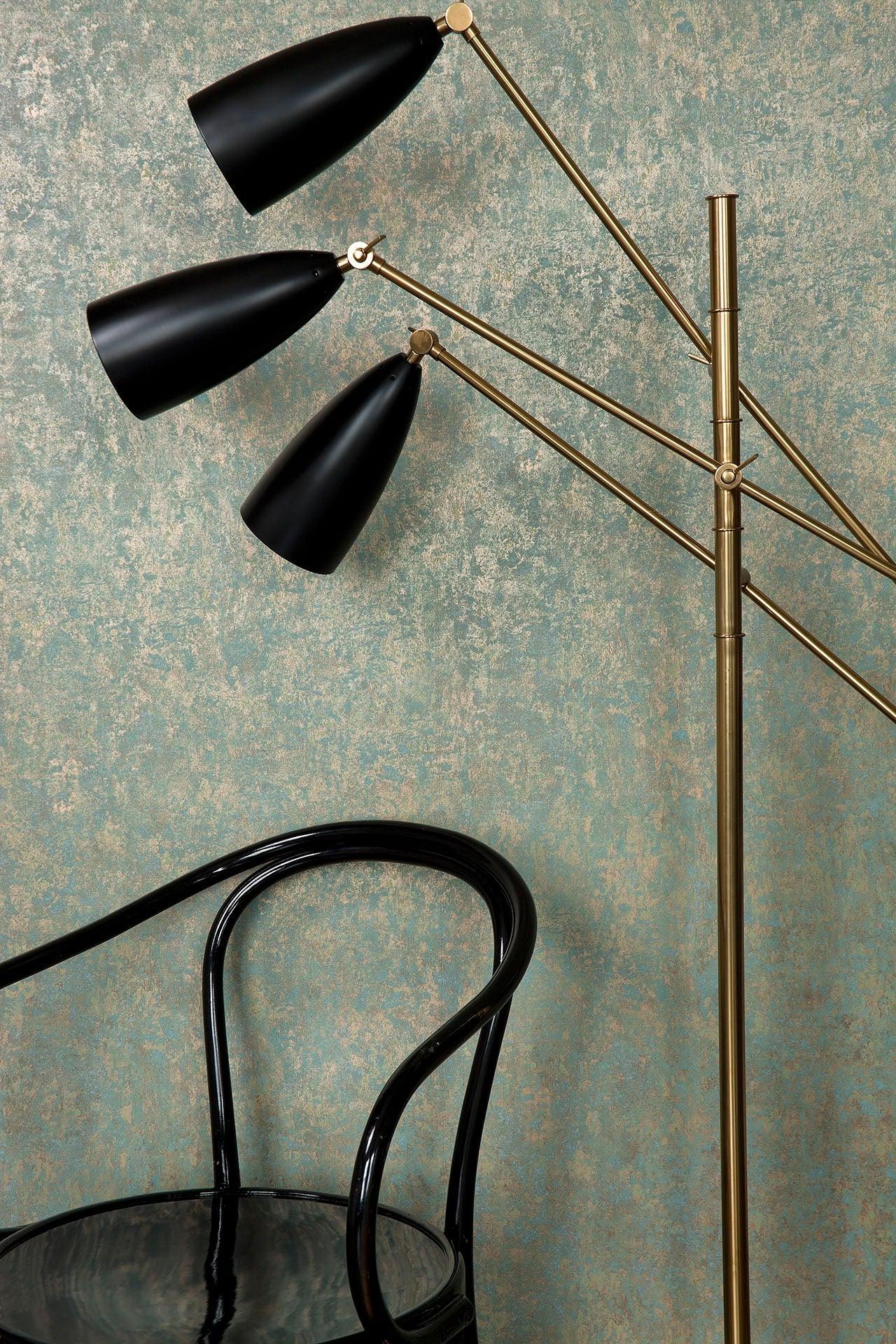 Tapete in rostigen Metalltönen FOUNDATION - Metallisches Silber Salvage