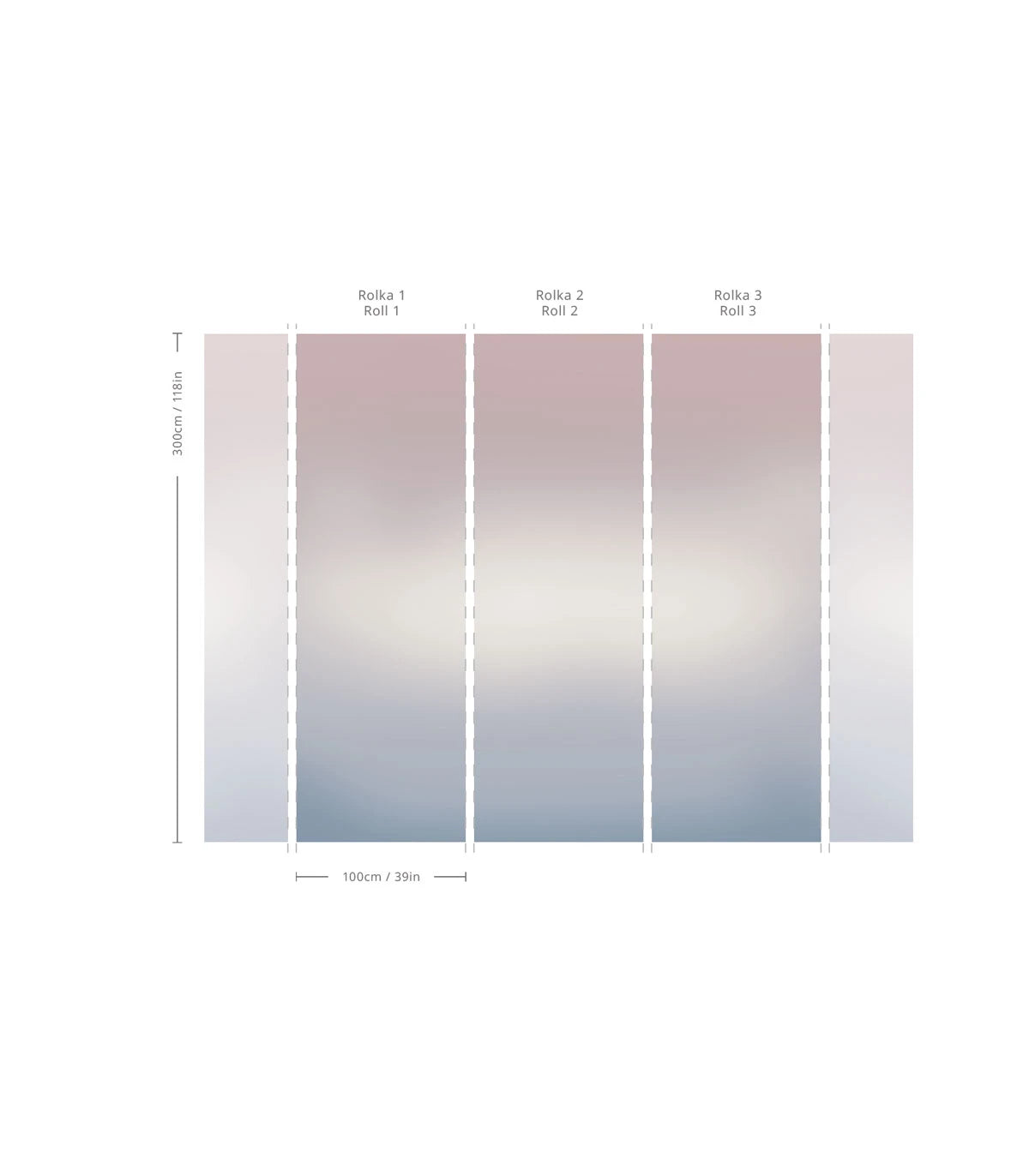 Ombre Dune Beige Wallpaper