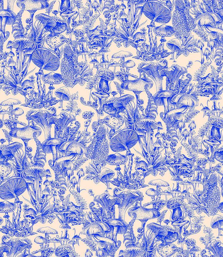 Tapeta STELLA MCCARTNEY - Fungi Forest niebieski Cole & Son    Eye on Design