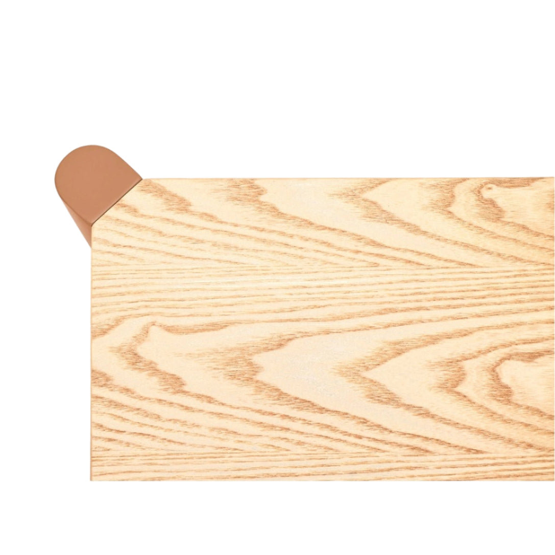 Regal BONA aus Eichenholz mit braunem Sockel