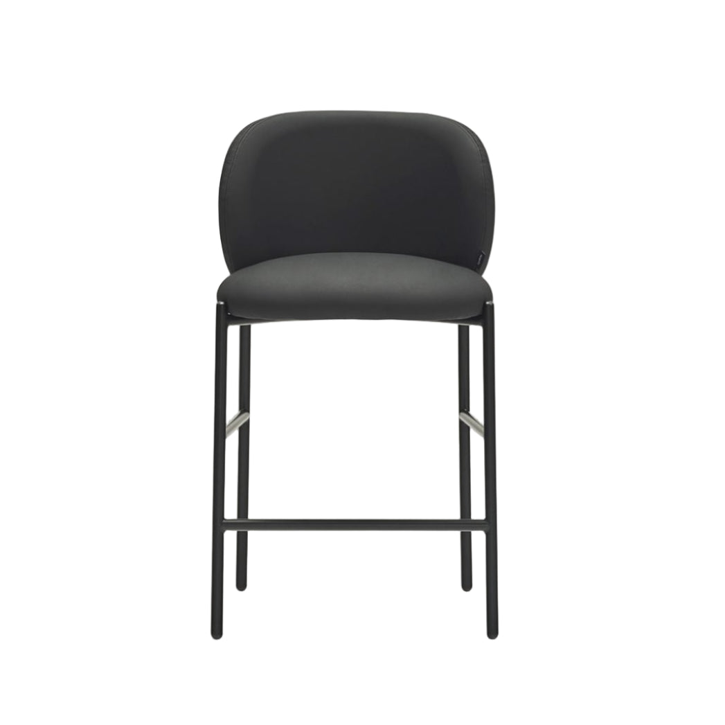 Krzesło barowe MOGI czarna ekoskóra