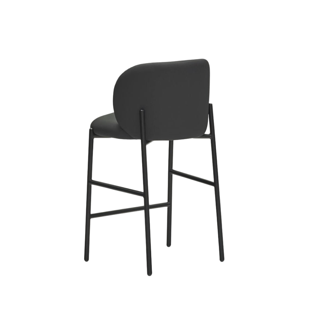 Krzesło barowe MOGI czarna ekoskóra