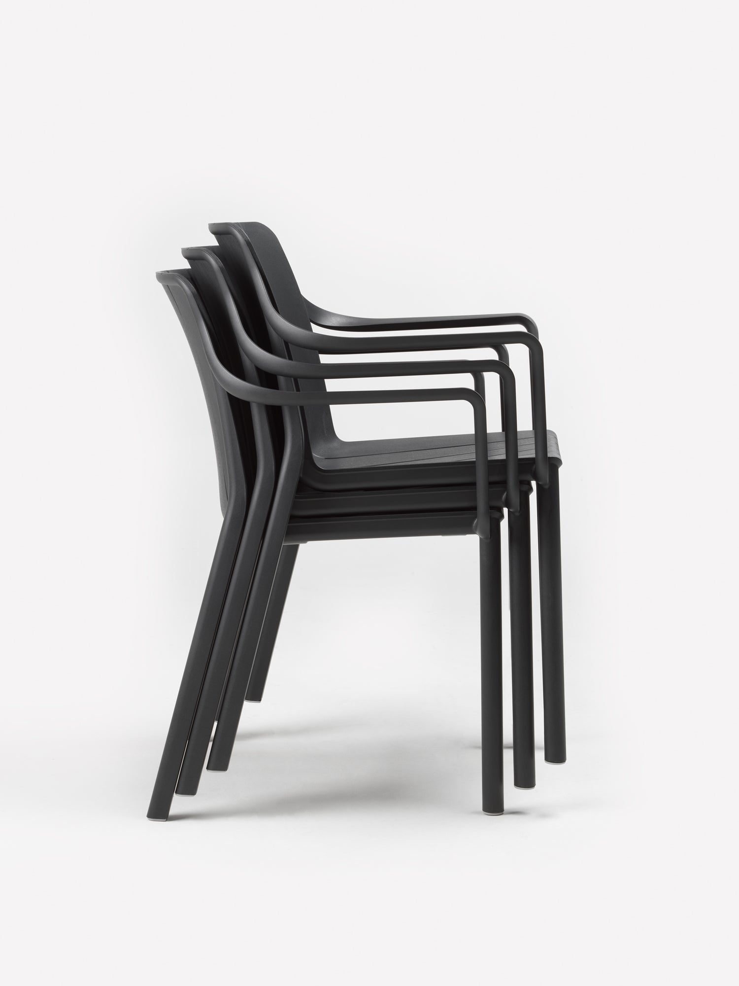 Outdoor chair with armrests TIBERINA anthracite