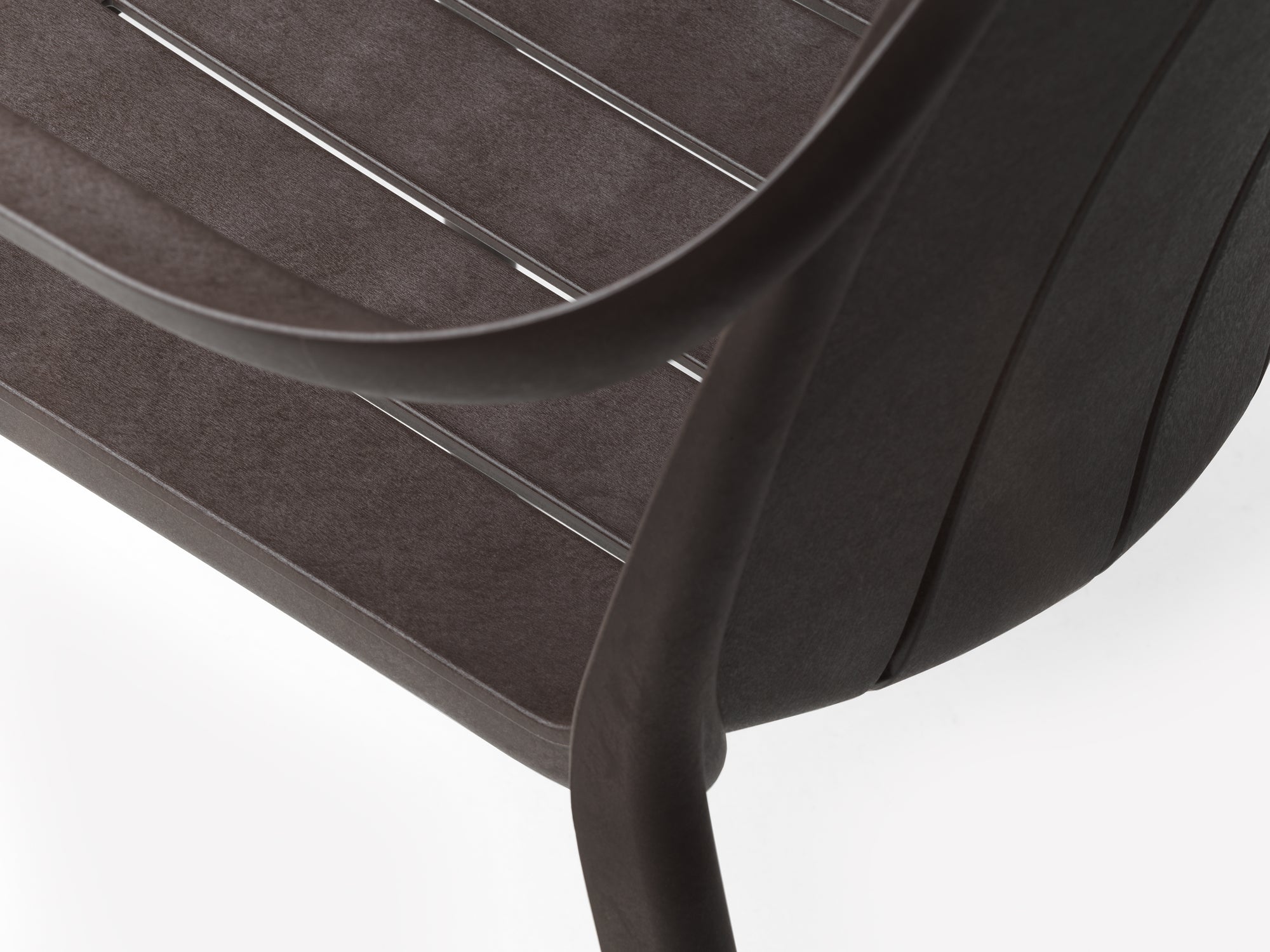 Außenstuhl TIBERINA REGENERATION erdiges Braun