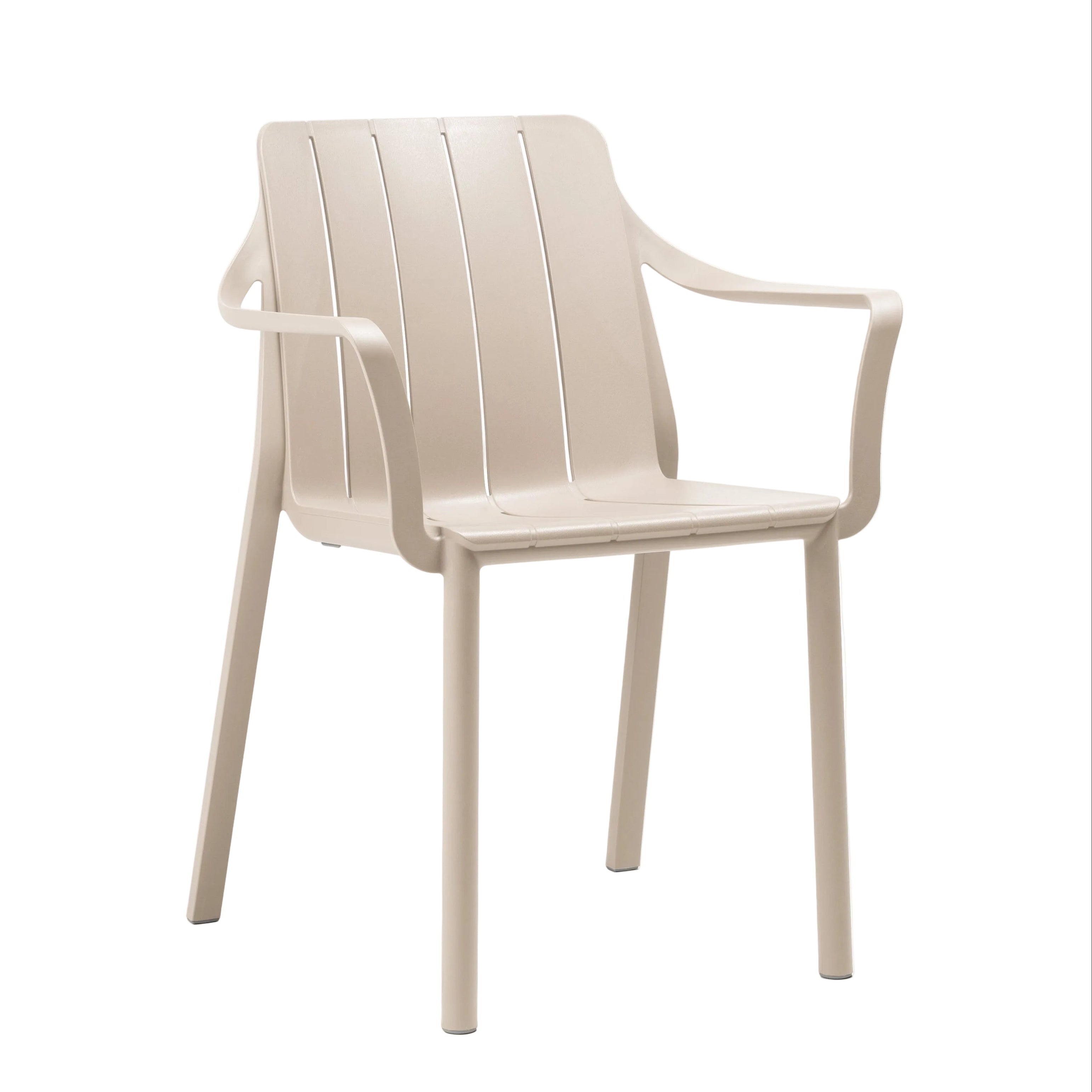 Außenstuhl mit Armlehnen TIBERINA beige