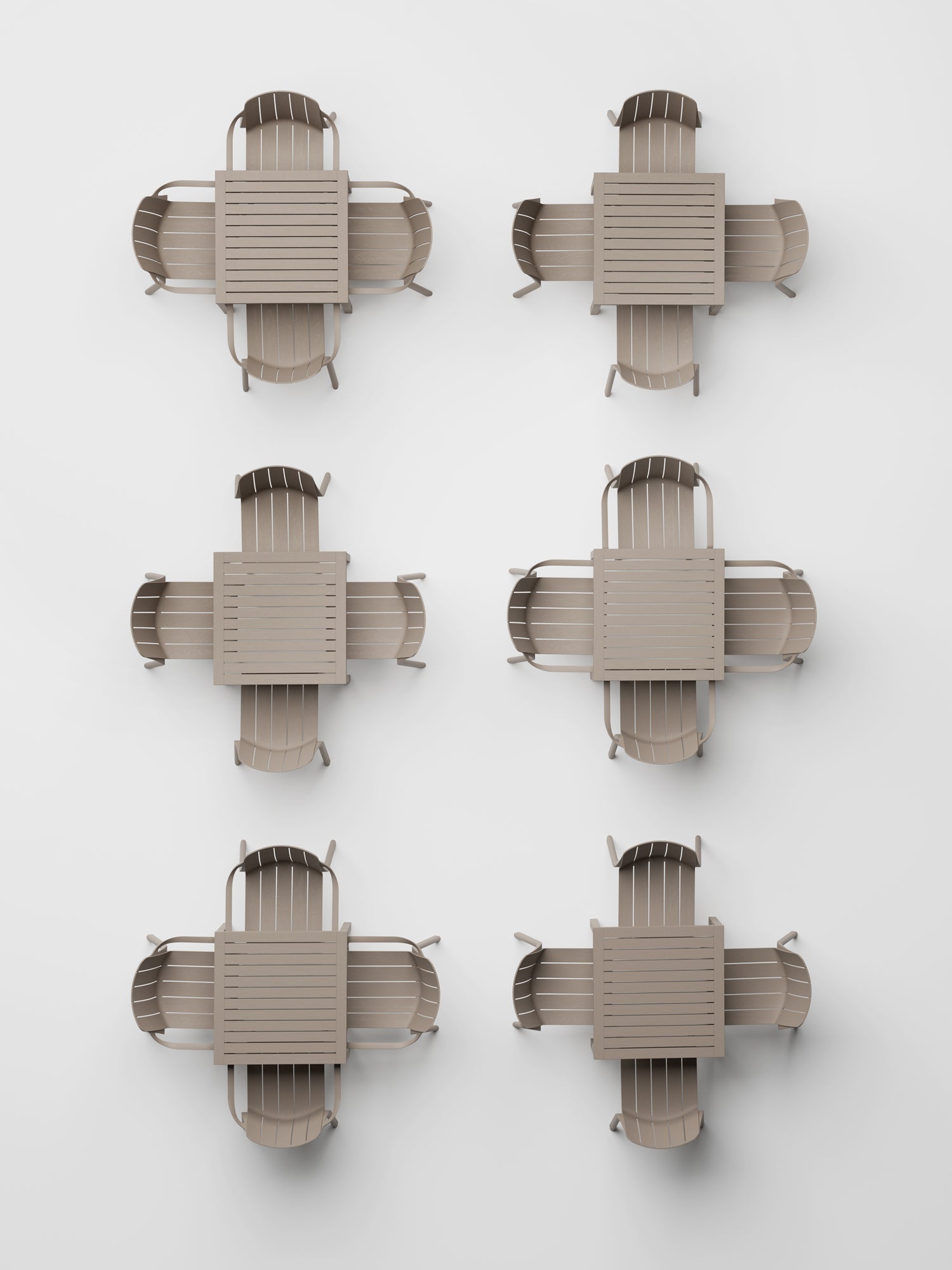 Outdoor chair with armrests TIBERINA anthracite