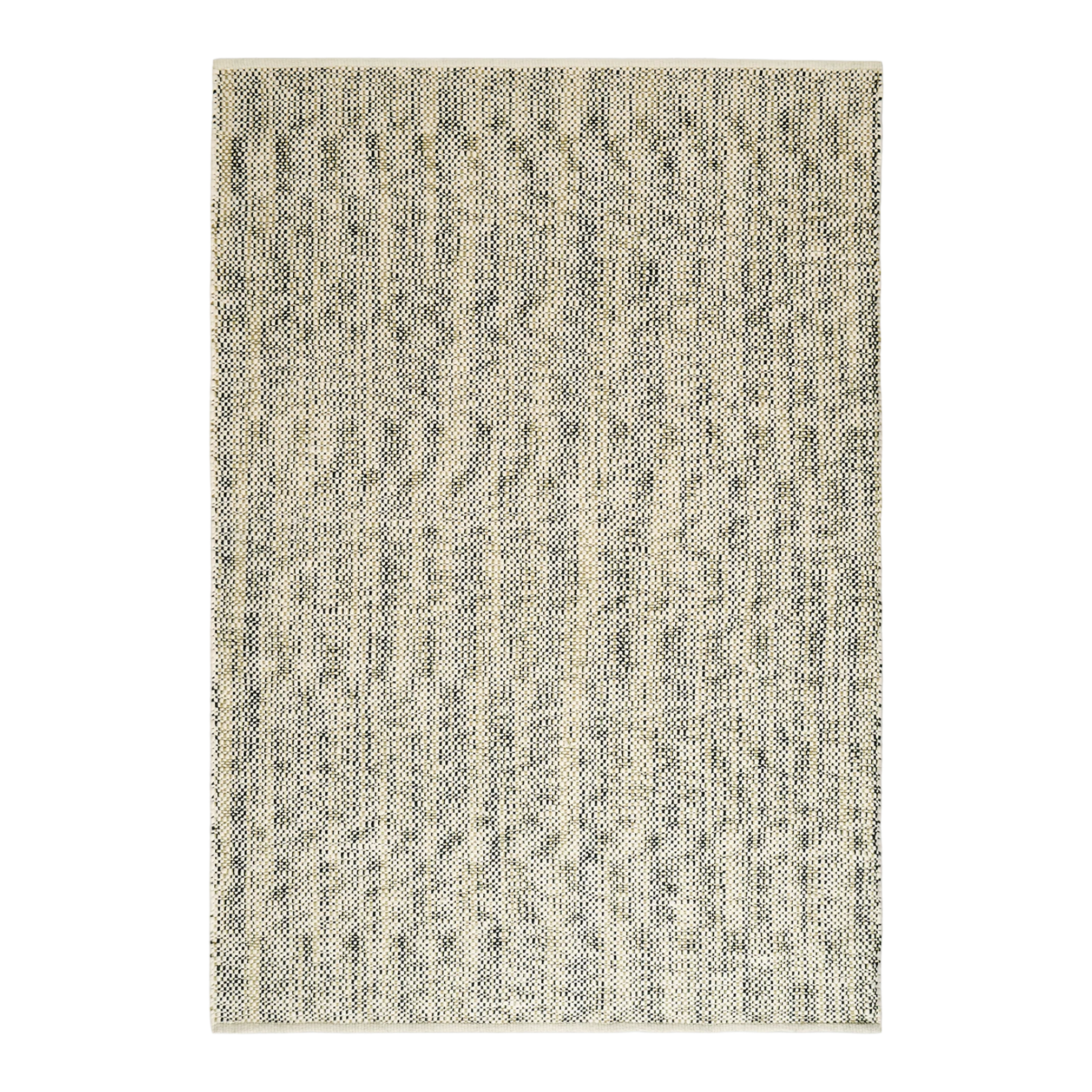 Dywan TWEED kremowy z zielonym