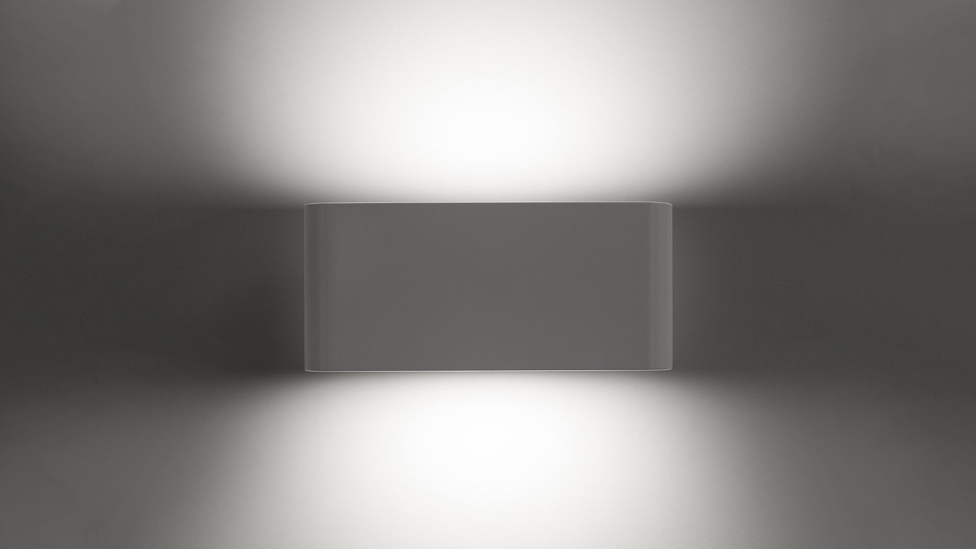 Wandleuchte ZWEI FLAGGEN weiß