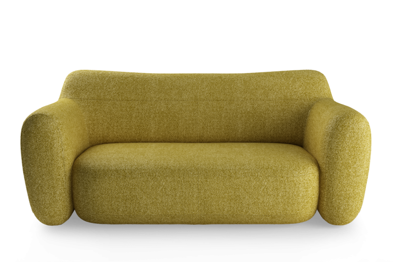 2-seater upholstered sofa MOMENTS