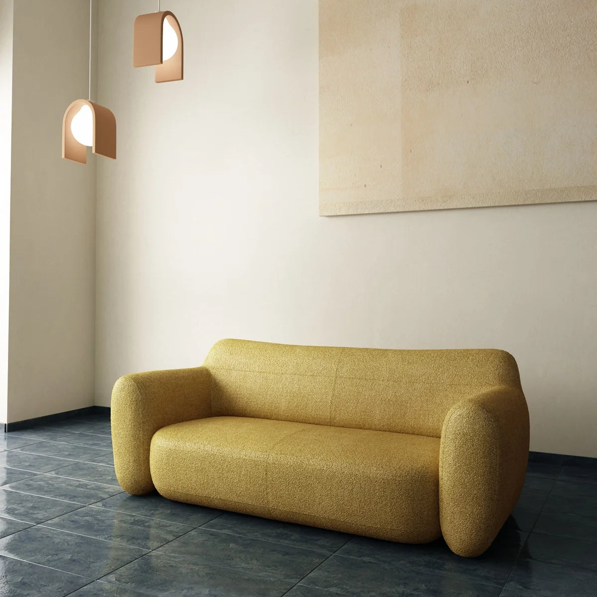 2-seater upholstered sofa MOMENTS