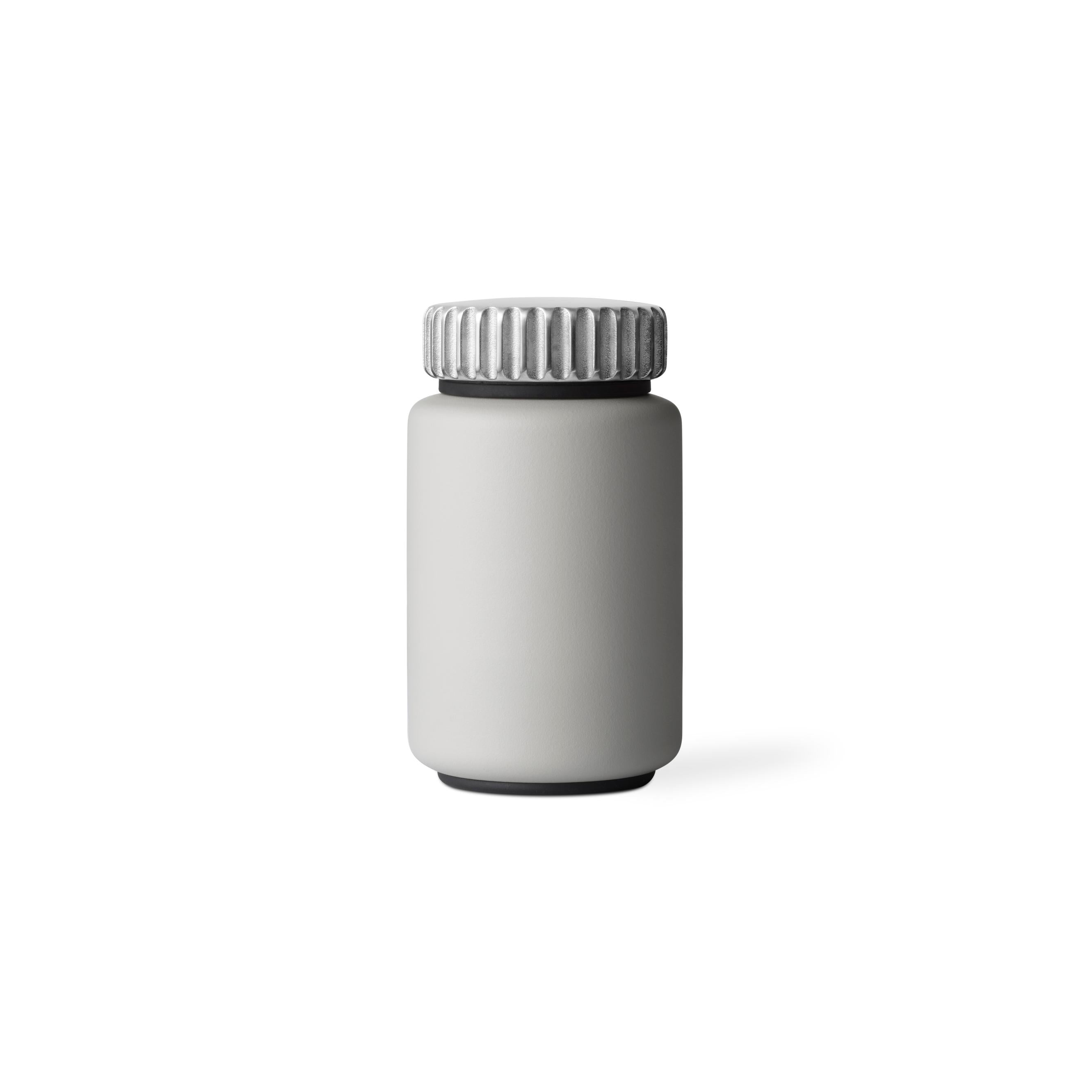 VIPP Black and Gray Salt and Pepper Shaker Set