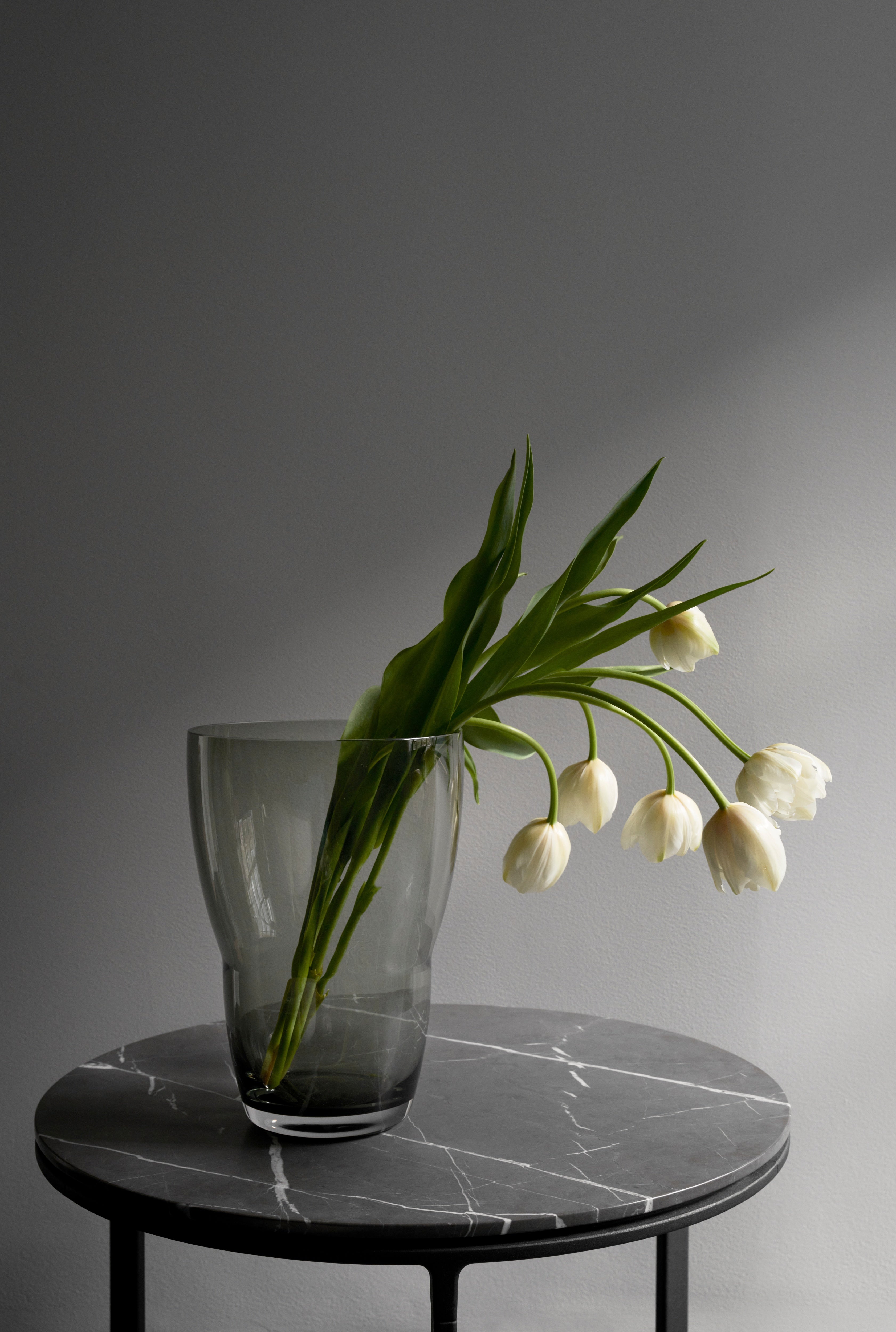 Vase VIPP rauchiges Glas