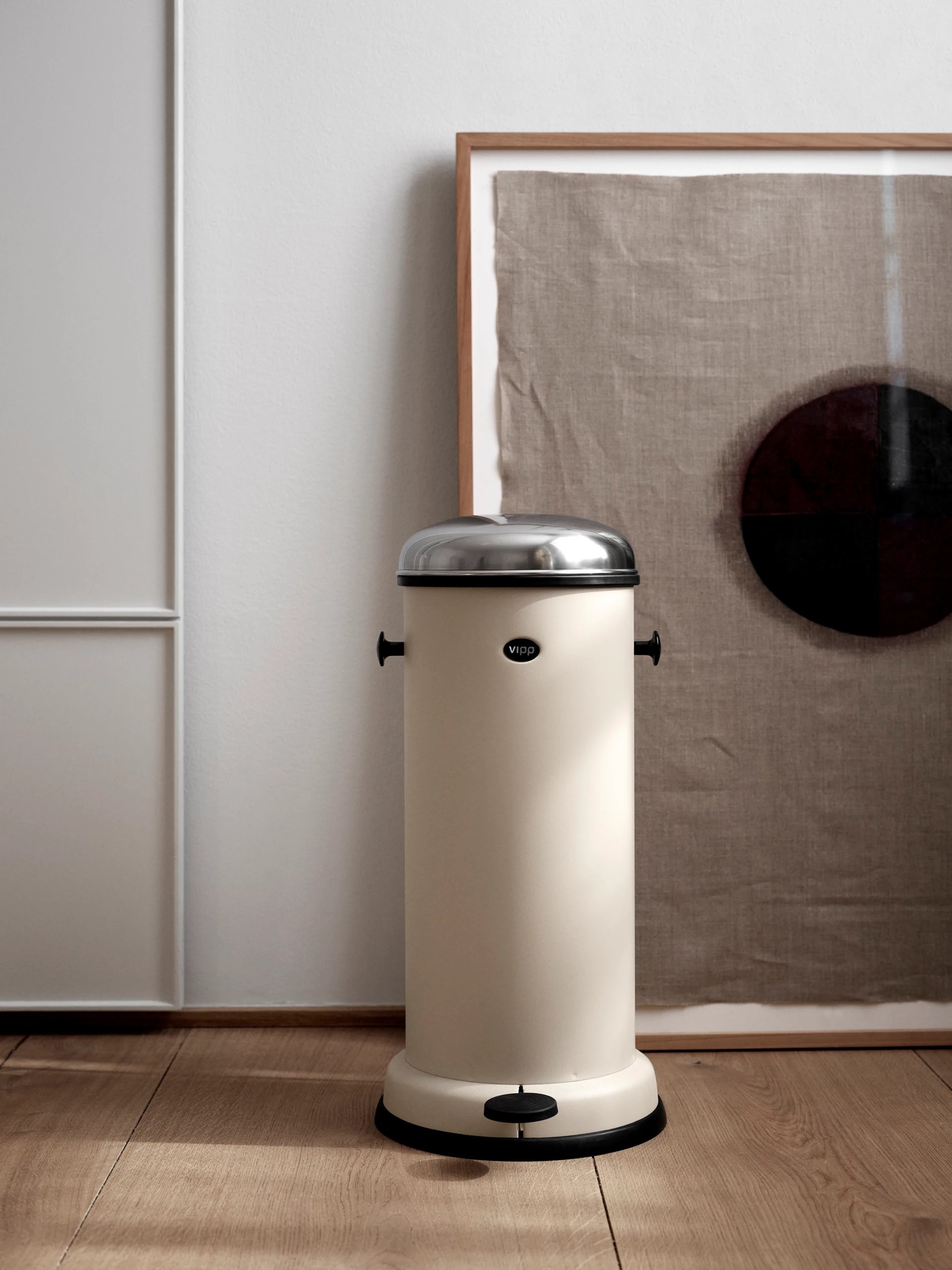 Kosz na śmieci PEDAL BIN beżowy