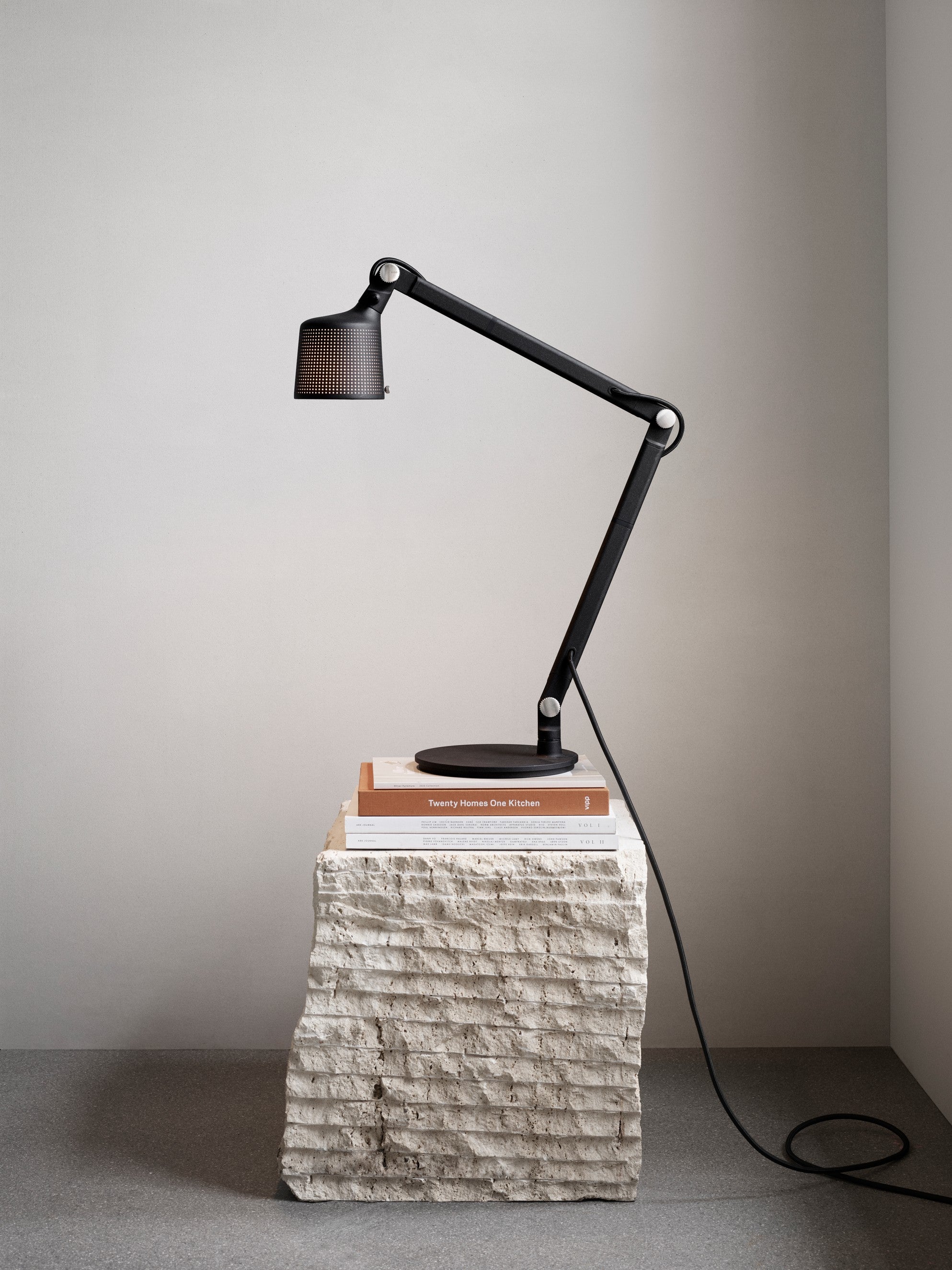 Lampa biurkowa 521 czarny metal