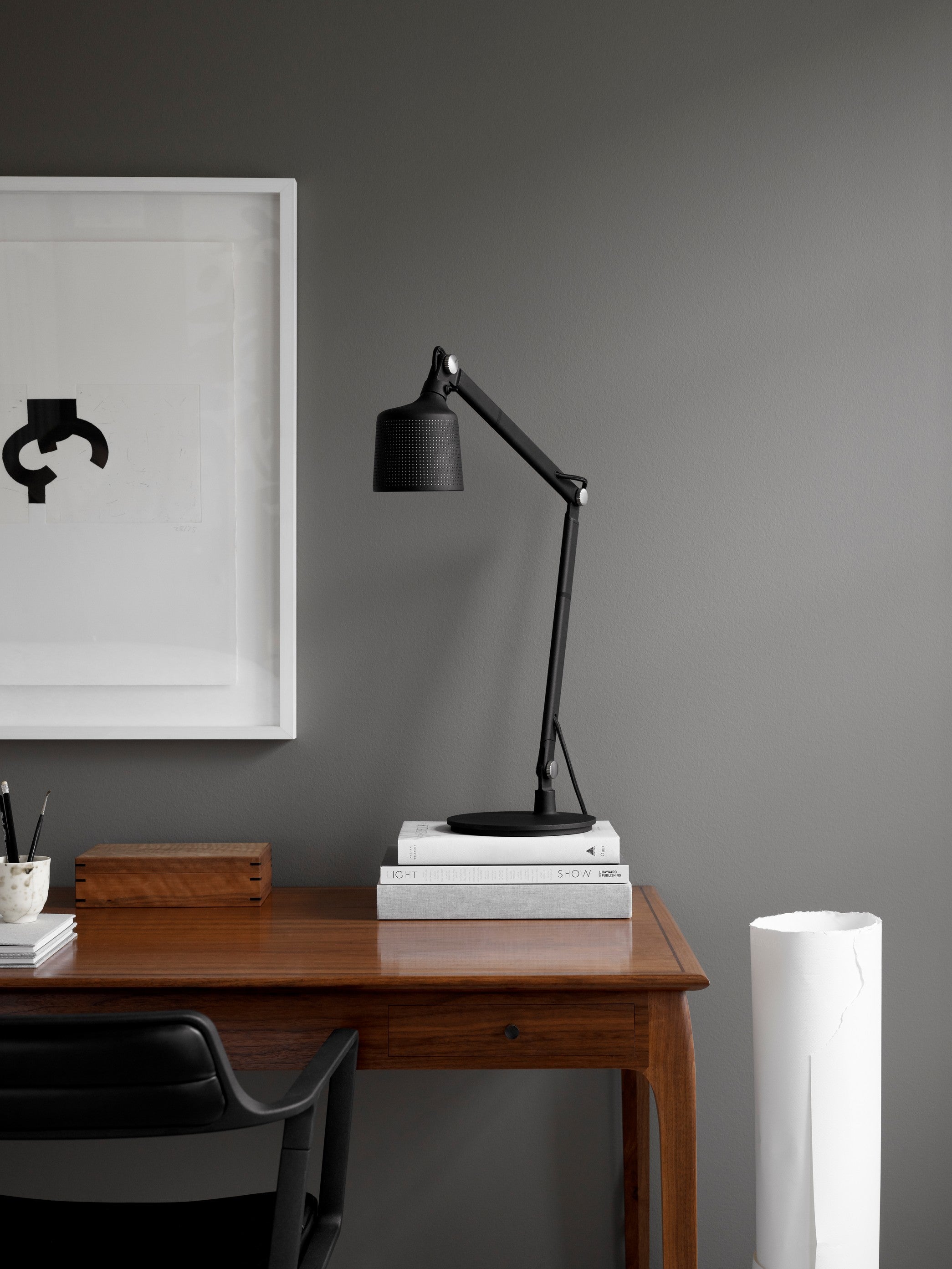 Lampa biurkowa 521 czarny metal