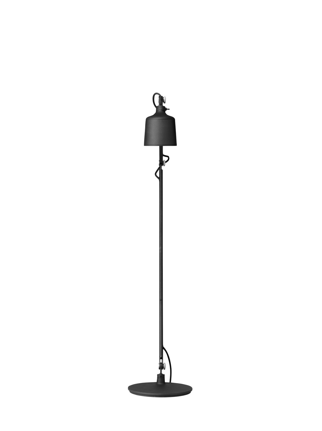 Stehlampe 525 schwarz Metall