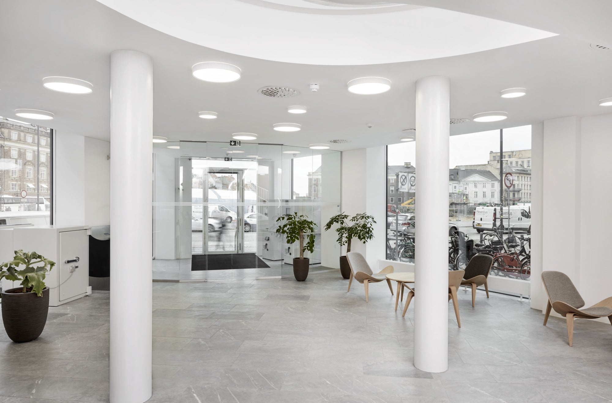 Plafon podtynkowy LP SLIM ROUND SEMI-RECESSED biały