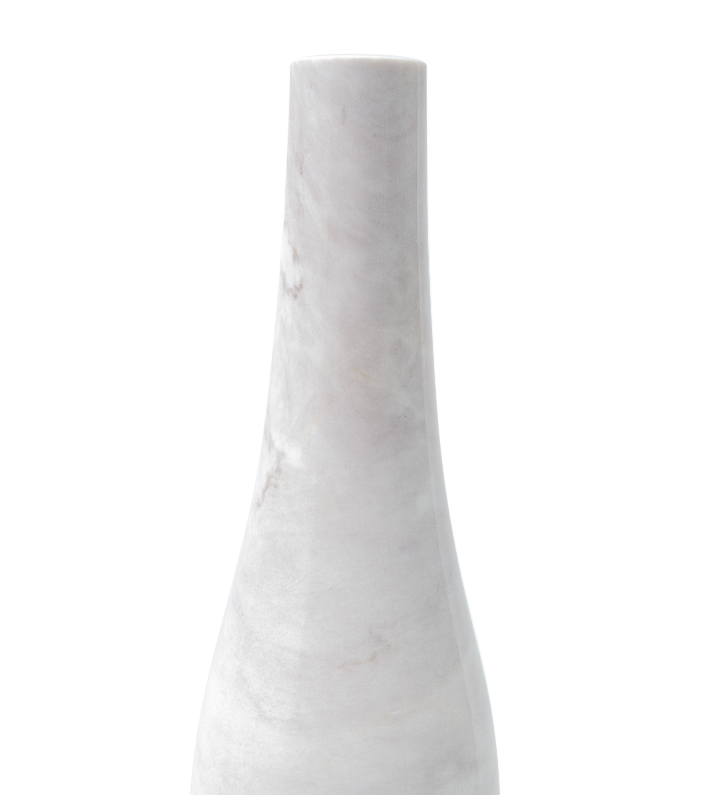 Świecznik HERITAGE BOTTLE biały marmur