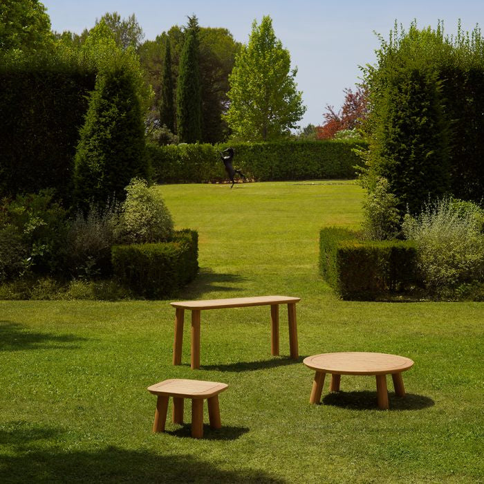 Konsola zewnętrzna WESTON drewno tekowe