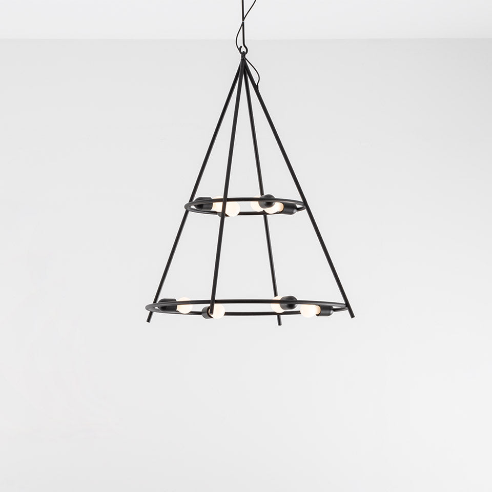 EL PORÍS Black Pendant Lamp