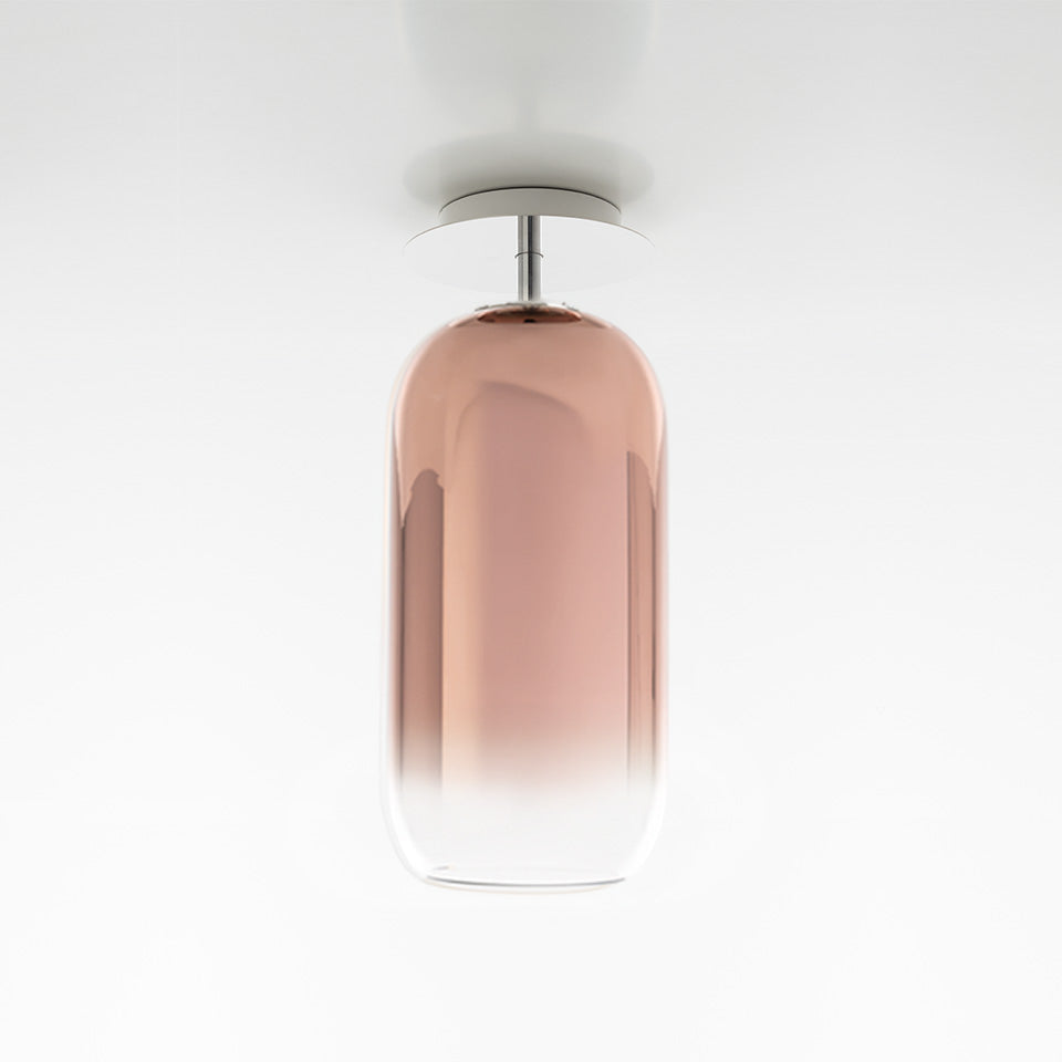 Deckenlampe GOPLE kupfer mit silbernem Finish