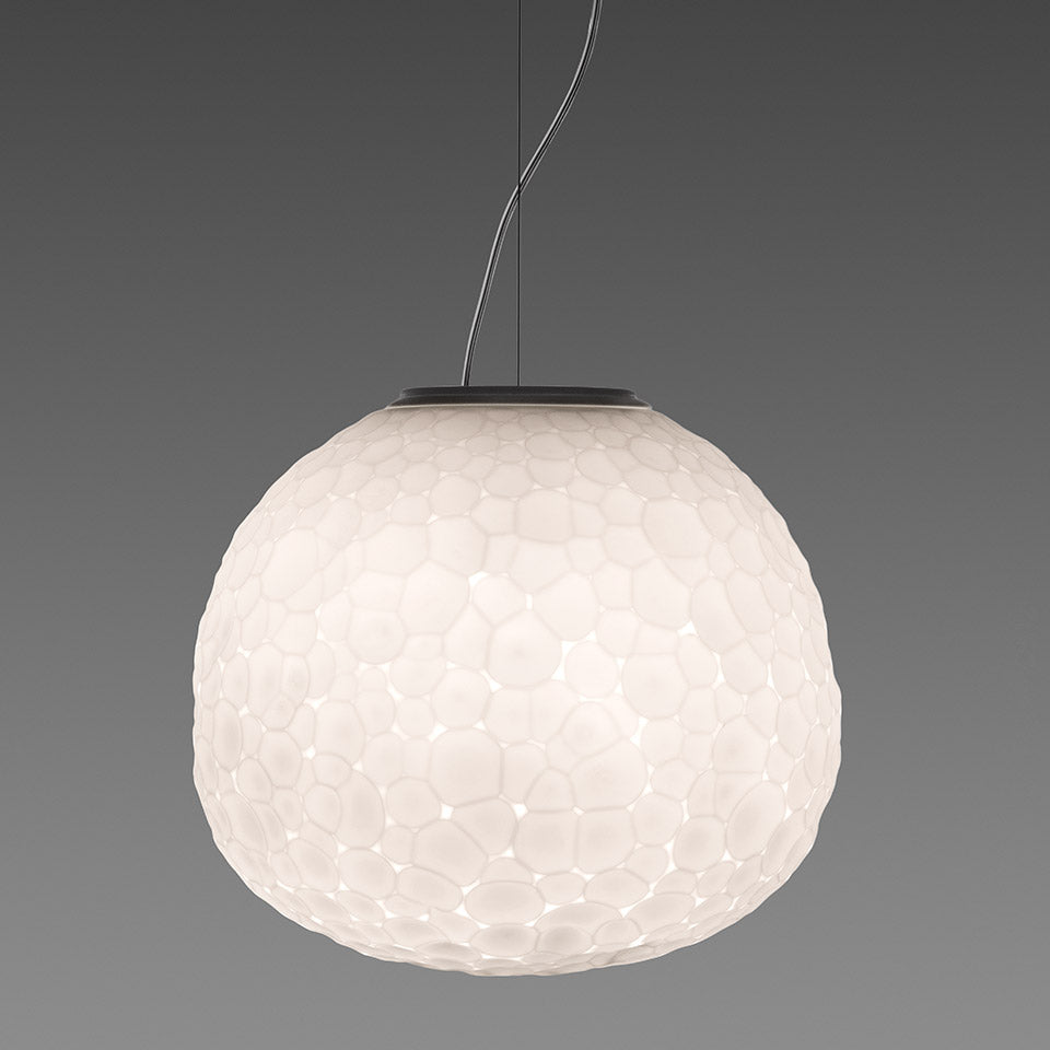 Hanging Lamp METEORITE White