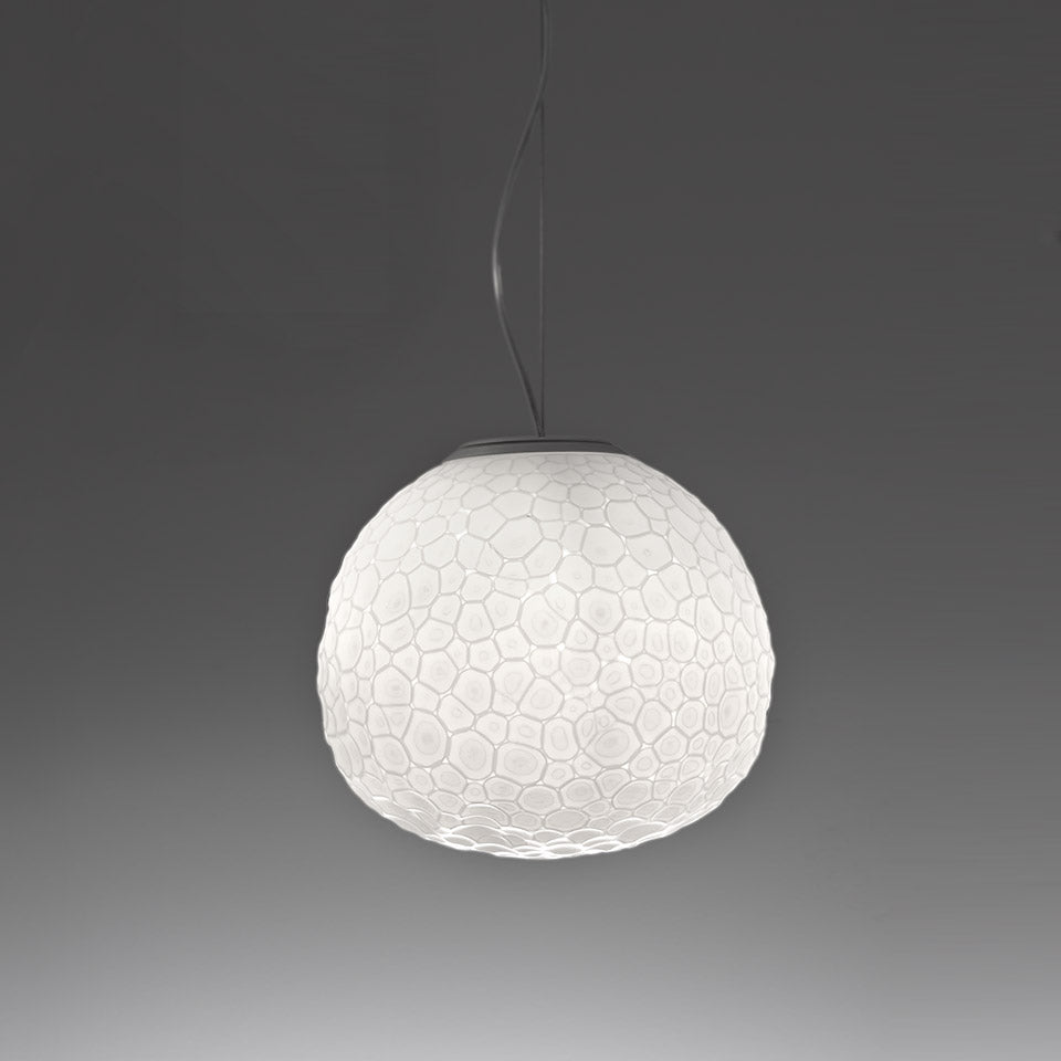 Hanging Lamp METEORITE White