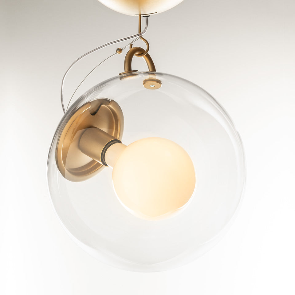 Ceiling lamp MICONOS satin brass