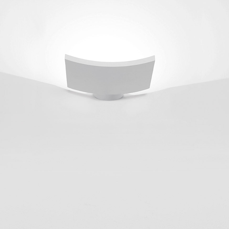 White MICROSURF Wall Lamp