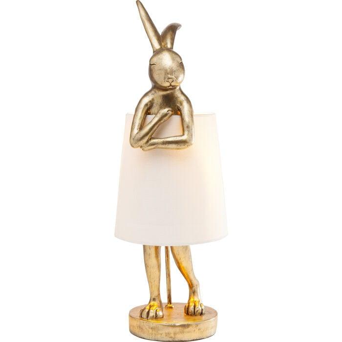 [brak] Lampa stołowa złota w kształcie królika Kare Design    Eye on Design