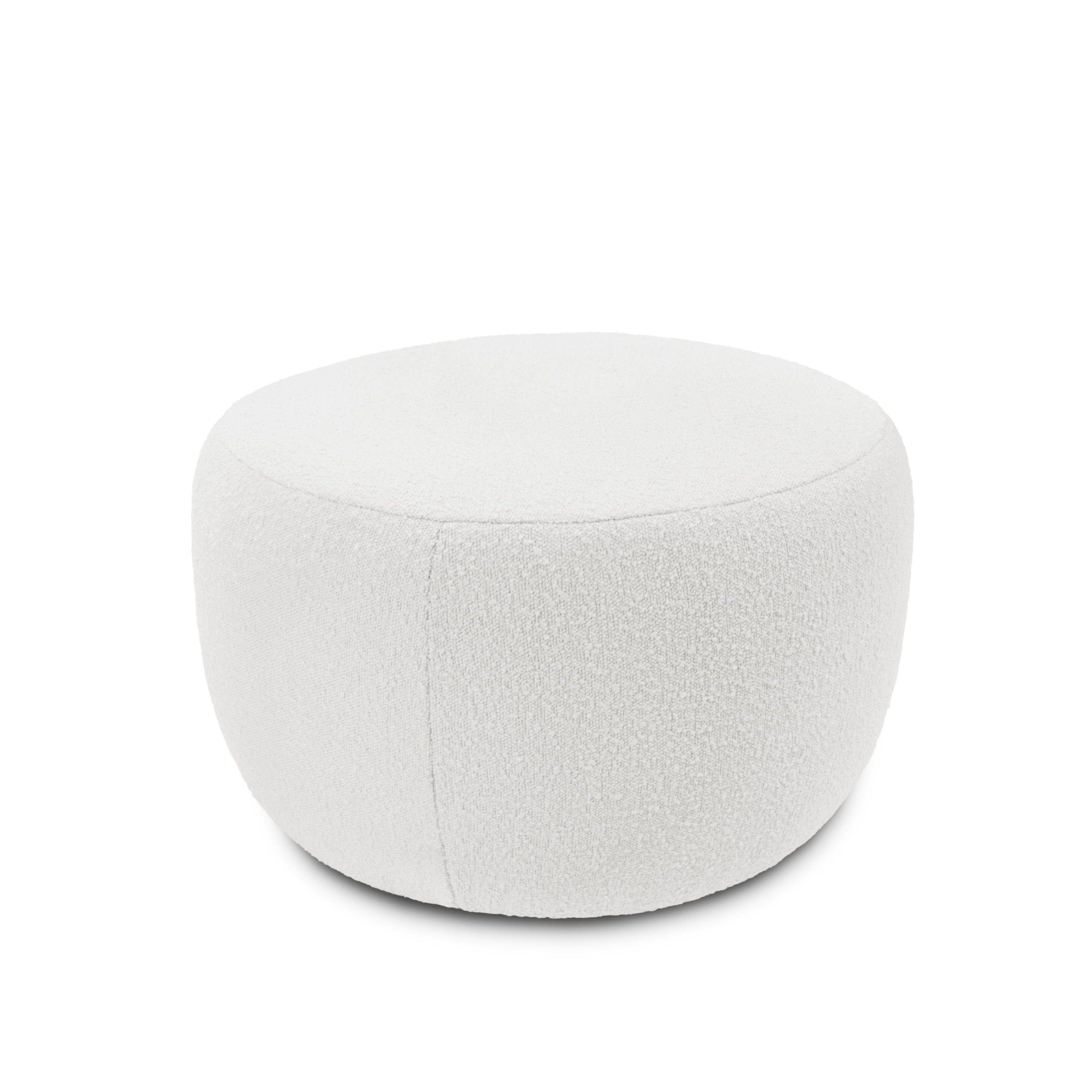 Puf SAAMIT boucle beżowy Micadoni    Eye on Design