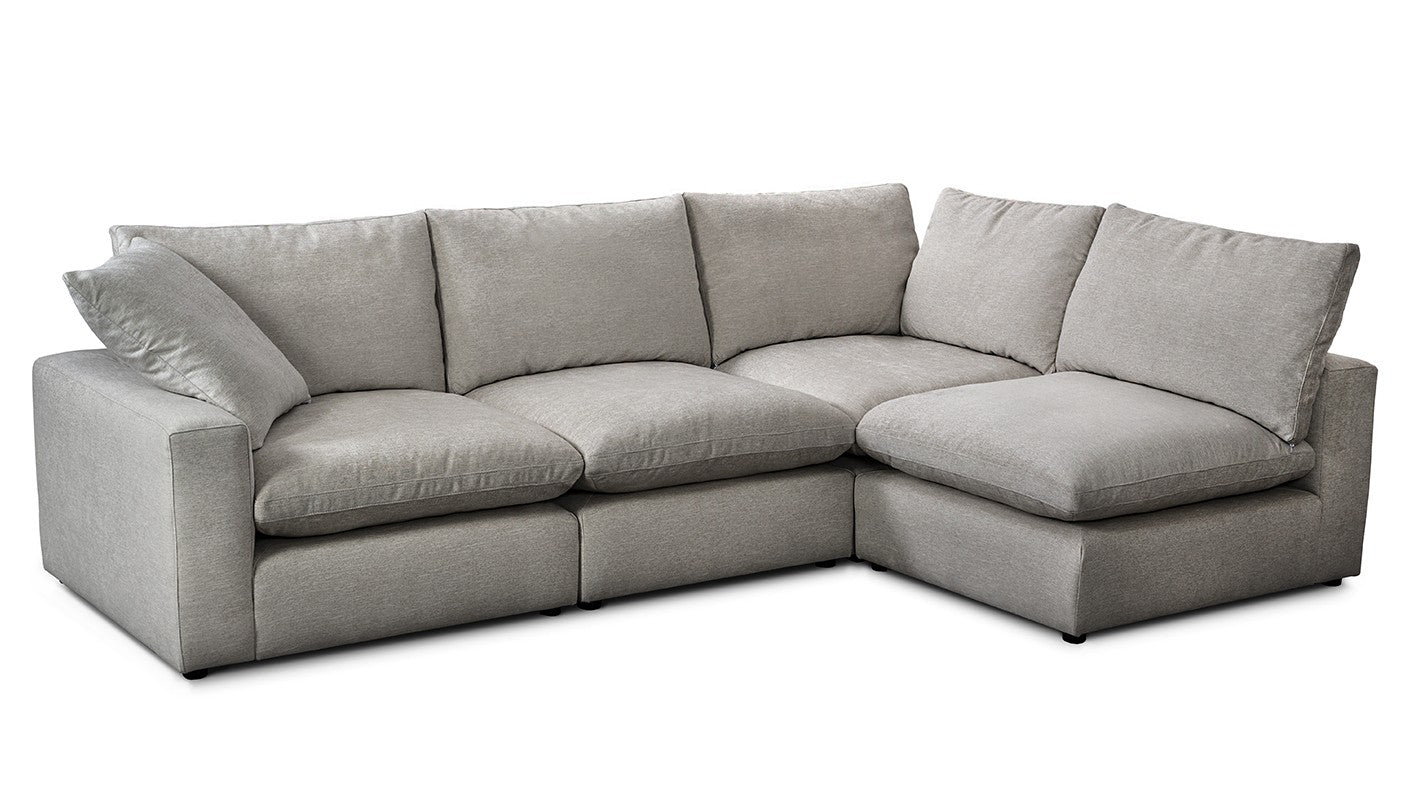 Narożnik prawostronny LAZY - kolor do wyboru Nordic Line    Eye on Design
