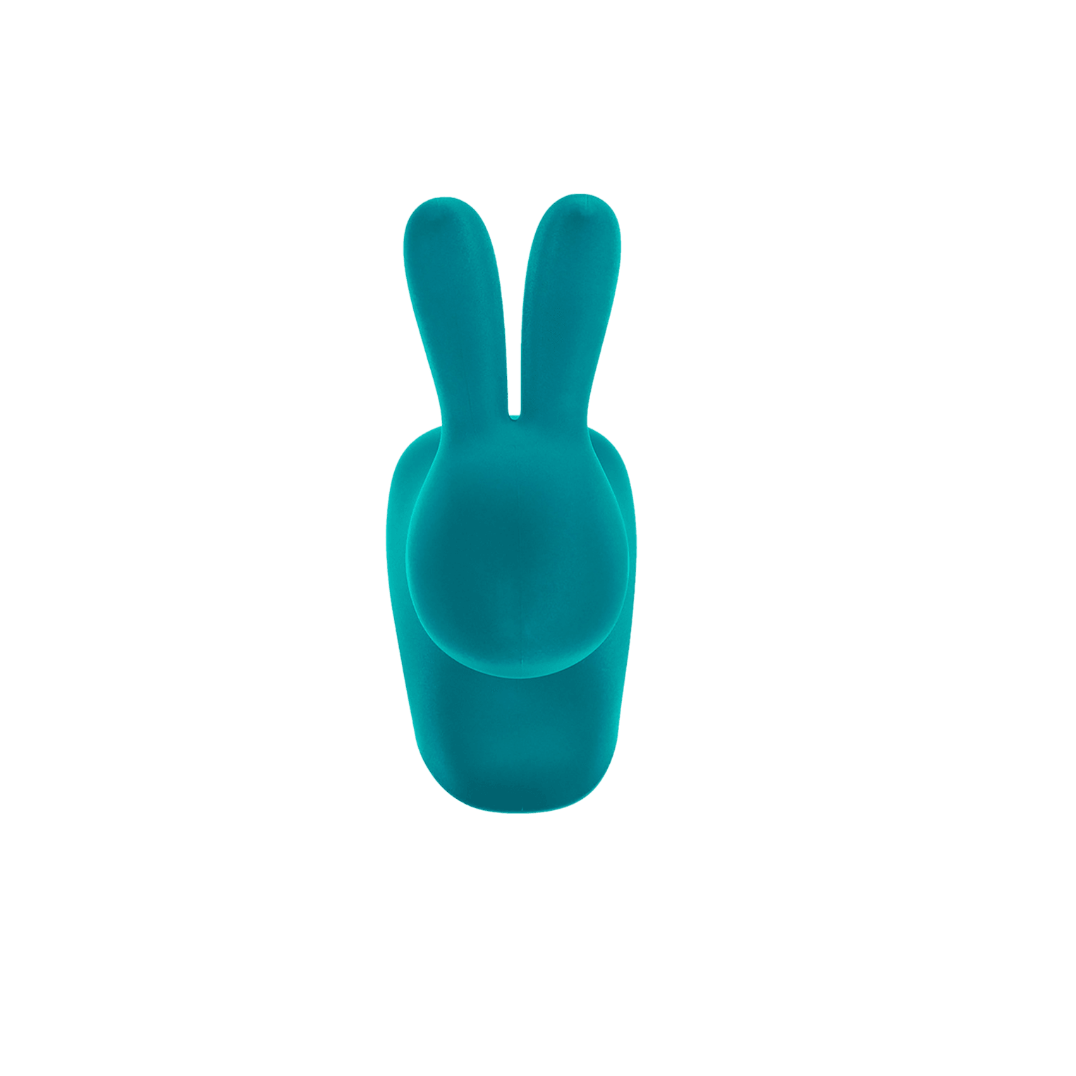 Podpórka do książek RABBIT VELVET turkusowy Qeeboo    Eye on Design